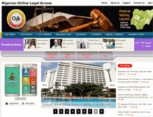 Tablet Screenshot of nigerianonlinelegalaccess.com